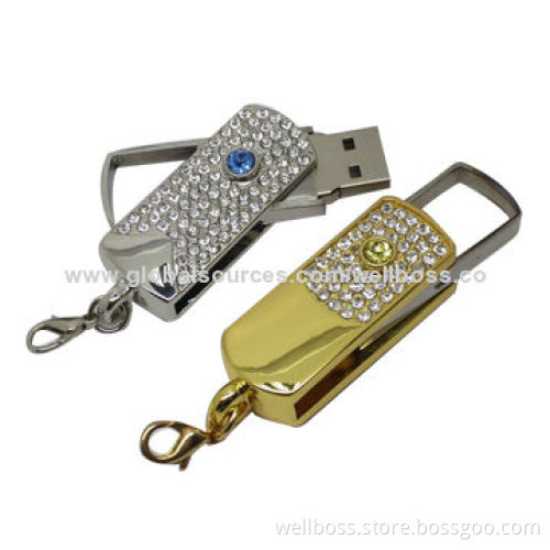 Jewelry USB Flash Drive, 5-year Warranty, Hot Plug-and-play, 1 to 256GB CapacityNew